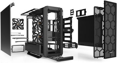  Case BE QUIET Silent Base 802 Black MidiTower Not included ATX EATX MicroATX MiniITX Colour Black BG039 BG039 | Elektrika.lv