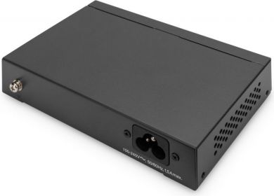 Digitus  4-vietīgs Gigabit PoE 10/100/1000 Mbps (RJ-45), Unmanaged, Desktop, Ethernet LAN (RJ-45) Tīkla komutators (switch) DN-95330-1 | Elektrika.lv