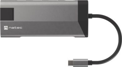 Natec Natec USB-C Multiport Adapter | NMP-1690 | 0.15 m | Grey | USB Type-C NMP-1690