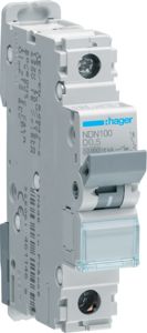 Hager 1P 10kA/15kA D-0.5A 1M Automātslēdzis NDN100 | Elektrika.lv