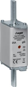 Hager HRC LV fuse NH1C gG AC500V 25A LNH1025M | Elektrika.lv