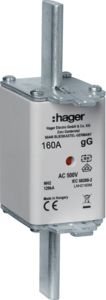 Hager HRC LV fuse NH2C gG AC500V 160A LNH2160M | Elektrika.lv