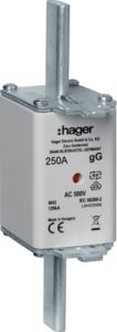 Hager HRC LV fuse NH2C gG AC500V 250A LNH2250M | Elektrika.lv