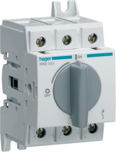 Hager Load break switch 3P 32A HAB303 | Elektrika.lv