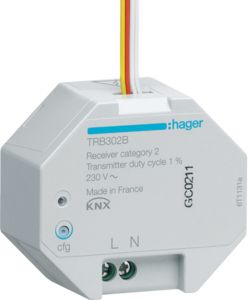 Hager Module 2 inputs FM 230V KNX TRB302B | Elektrika.lv
