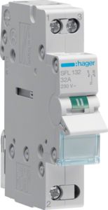Hager 1P 32A Pārslēgšanas slēdzis SFL132 | Elektrika.lv
