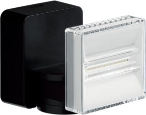 Hager LED floodlight 8W 700lm IP55 black EE645 | Elektrika.lv