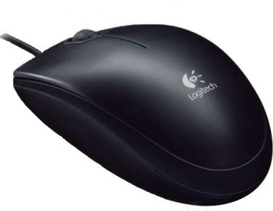 Logitech Computer mouse M90, With Wire, Black 910-001794 | Elektrika.lv