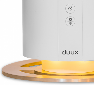 Duux Duux Beam Smart Ultrasonic Humidifier, Gen2 27 W, Water tank capacity 5 L, Suitable for rooms up to 40 m², Ultrasonic, Humidification capacity 350 ml/hr, White DXHU11 | Elektrika.lv