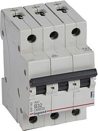 Legrand RX3 MCB 3P B 32A 6000A BIC Miniature circuit breaker (MCB) 419172 | Elektrika.lv