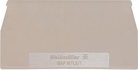 Weidmuller WAP WTL6/1 spaiļu gala vāciņš 1068300000 | Elektrika.lv
