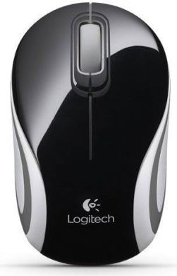Logitech Computer mouse OPTICAL WRL M187, Wireless, USB, AAA, Black 910-002731 | Elektrika.lv