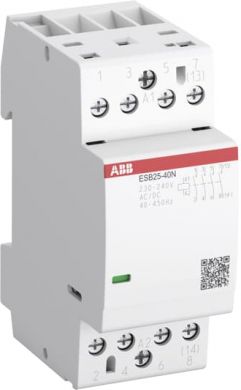ABB ESB25-20N-01 Installation Contactor 25A 2NO 0NC 24V 400Hz 1SAE231111R0120 | Elektrika.lv