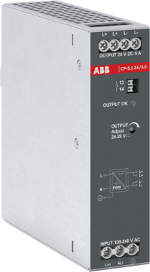 ABB CP-S.1 24/5.0 Power supply In:100-240VAC/100-250VD C Out:DC 24V/5A 1SVR320561R1000 | Elektrika.lv