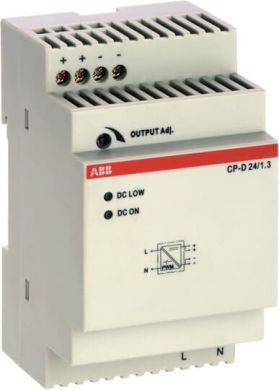 ABB CP-D 24/1.3 Power supply In: 100-240VAC Out: 24VDC /1.3A 1SVR427043R0100 | Elektrika.lv
