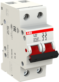 ABB E202/100R Выключатель 230/400VAC 100A 25kA 2P 2CDE282001R0100 | Elektrika.lv