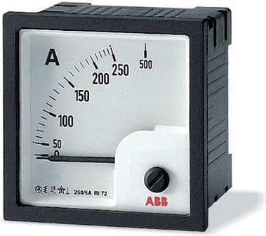 ABB AMT1-A1-30/72 Analogais ampermetrs 72x72mm 30A 1.2W IP52 2CSG312080R4001 | Elektrika.lv
