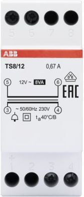 ABB These transformers, with safety extremely-low voltage secondary (SELV), are suitable for driving loads that call for a discontinuous supply. 2CSM228685R0812 | Elektrika.lv