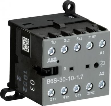 ABB B6S-30-10-1.7-71 Mini Contactor 24VDC, 1.7W GJL1213001R7101 | Elektrika.lv