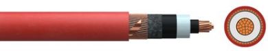 Faber Кабель N2XSY 1x120/16 12/20kV VDE экранированный, красный (500м) 0113180400500 | Elektrika.lv