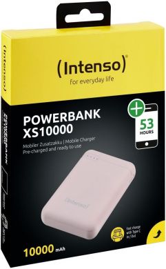 INTENSO Lādētājs-akumulators (Power Bank) XS10000, 10000mAh, rozā 7313533 | Elektrika.lv