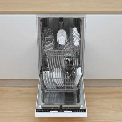 Candy Built-in | Dishwasher | CDIH 1L952 | Width 44.8 cm | Number of place settings 9 | Number of programs 5 | Energy efficiency class F | AquaStop function | Does not apply CDIH 1L952