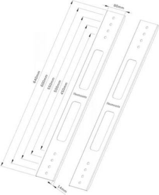 Neomounts TV SET ACC VESA EXTENSION KIT/AWL-250BL16 NEOMOUNTS AWL-250BL16 | Elektrika.lv