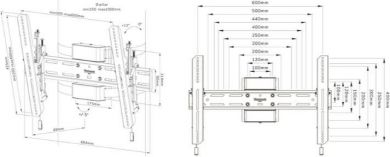 Neomounts TV SET ACC WALL MOUNT/WL35S-910BL16 NEOMOUNTS WL35S-910BL16 | Elektrika.lv