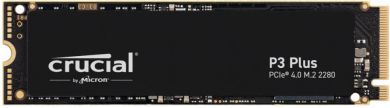 Crucial SSD CRUCIAL P3 Plus 1TB M.2 NVMe 3D NAND Write speed 3600 MBytes/sec Read speed 5000 MBytes/sec TBW 220 TB MTBF 1500000 hours CT1000P3PSSD8 CT1000P3PSSD8 | Elektrika.lv