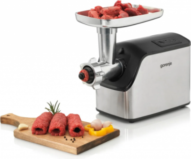 GORENJE Gorenje | Meat Grinder | MG2202XE | Stainless Steel/Black | 2200 W | Number of speeds 1 | Throughput (kg/min) 2.2 MG2202XE