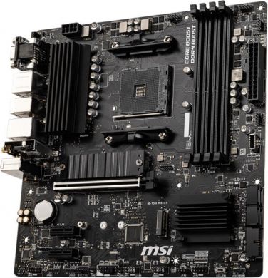MSI Mainboard MSI AMD B550 SAM4 MicroATX 2xPCI-Express 3.0 1x 2xM.2 1xPCI-Express 4.0 16x Memory DDR4 Memory slots 4 1x15pin D-sub 1xHDMI 1xDisplayPort 2xUSB 2.0 4xUSB 3.2 1xPS/2 1xRJ45 3xAudio port B550MPRO-VDHWIFI B550MPRO-VDHWIFI | Elektrika.lv