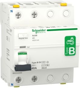 Schneider Electric iID 2P 40A 30mA V R Noplūdes strāvas slēdzis Acti9 A9Z51240 | Elektrika.lv