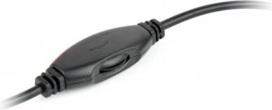 Gembird Wired Headphones with microphone, black MHS-002 | Elektrika.lv