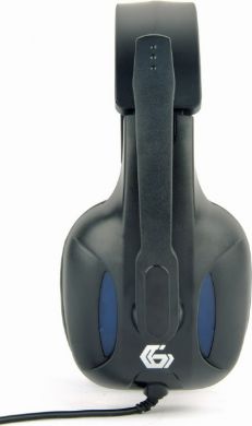 Gembird Spēļu vadu austiņas ar mikrofonu, melnas GHS-04 | Elektrika.lv