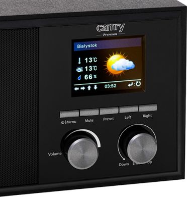 Camry Camry | CR 1180 | Internet radio | AUX in | Black | Alarm function CR 1180