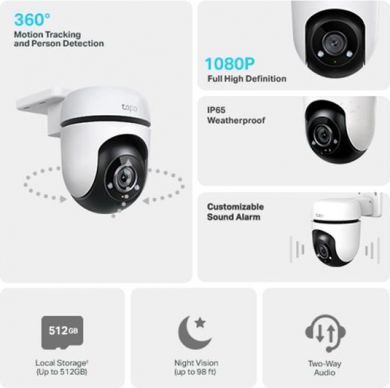 Tp-Link WRL CAMERA 1080P/TAPO C500 TP-LINK TAPOC500 | Elektrika.lv