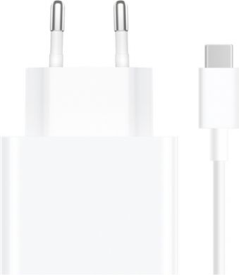 Xiaomi Lādētājs Charging Combo (Type-A) EU, 67W, USB-A, USB-C, 1m, balts BHR6035EU | Elektrika.lv