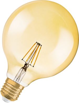 LEDVANCE LED Bulb Vintage 1906 DIM GLOBE 55 6.5W E27 2400K 725lm DIM 4058075808997 | Elektrika.lv