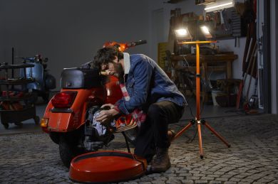 LEDVANCE Portable spotlight Worklight 20W/4000K S-STAND IP65 4058075213838 | Elektrika.lv