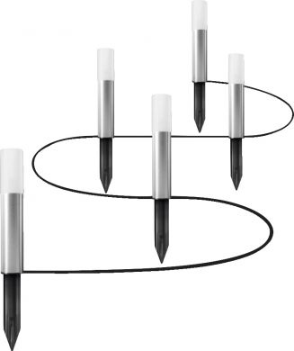 LEDVANCE SMART+ Outdoor luminaire GARDENPOLE 5 poles 5.7 W, 180 lm, steel Multicolour 4058075478213 | Elektrika.lv