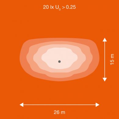 LEDVANCE STREETLIGHT FLEX MEDIUM RV25ST P 80W 730 WAL 4058075552371 | Elektrika.lv