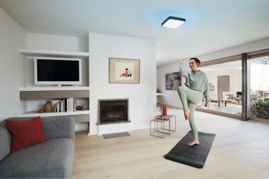 LEDVANCE Smart+ Orbis Ceiling 350X350mm Black 4058075572874 | Elektrika.lv