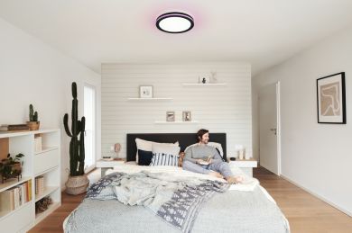 LEDVANCE Smart+ Orbis Ceiling 460mm Black 4058075573833 | Elektrika.lv