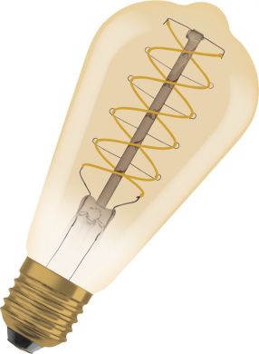 LEDVANCE LED Bulb Vintage 1906 Edison DIM 37 4.8W E27 2200K 420lm DIM 4058075761476 | Elektrika.lv
