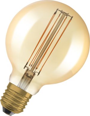 LEDVANCE LED Spuldze Vintage 1906 GLOBE 95 DIM 60 8.8W E27 2200 K 806lm DIM 4058075761773 | Elektrika.lv