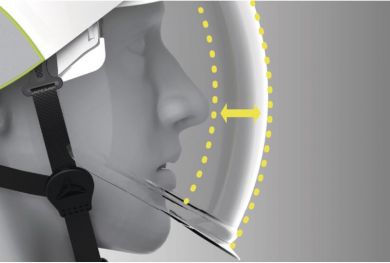 Delta Plus ONYX2 Двойной защитный шлем для электриков с выдвижным козырьком ONYX2BJ | Elektrika.lv