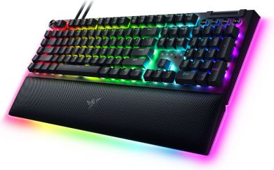 Razer Razer | Mechanical Gaming Keyboard | BlackWidow V4 Pro | Gaming Keyboard | RGB LED light | US | Wired | Black | Numeric keypad | Green Switches RZ03-04680100-R3M1