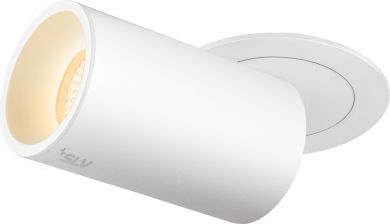 SLV NUMINOS PROJECTOR M recessed ceiling light, 3000 K , 40°, cylindrical, white / white 1007006 | Elektrika.lv
