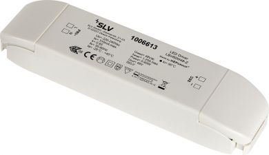 SLV The 48V 60W LED supply reliably powers the TRACK low voltage track system. This allows it to fit harmoniously into high-quality room designs. 1006613 | Elektrika.lv