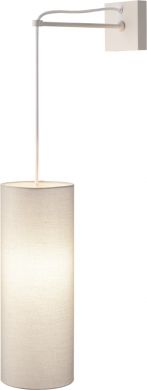 SLV FENDA lamp shade, D150/ H400, cylindrical, white 156141 | Elektrika.lv